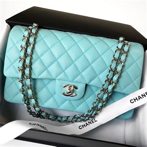 tiffany blue chanel bag|navy blue chanel purse.